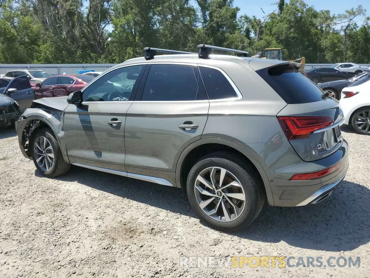2 fotografías del automóvil dañado WA1FAAFY5P2029982 AUDI Q5 2023