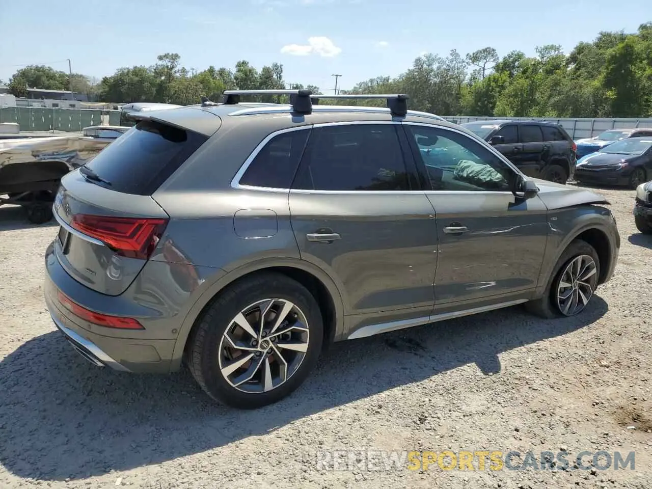 3 fotografías del automóvil dañado WA1FAAFY5P2029982 AUDI Q5 2023