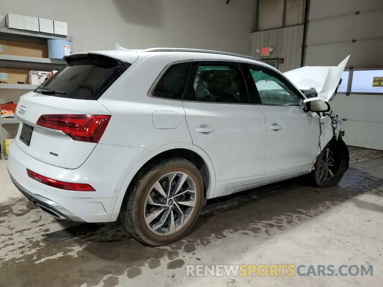 3 fotografías del automóvil dañado WA1FAAFY7P2165319 AUDI Q5 2023