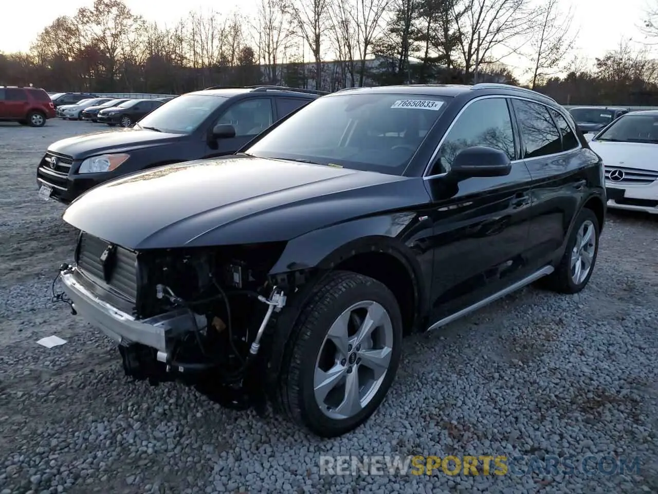 1 fotografías del automóvil dañado WA1FAAFY7P2185795 AUDI Q5 2023