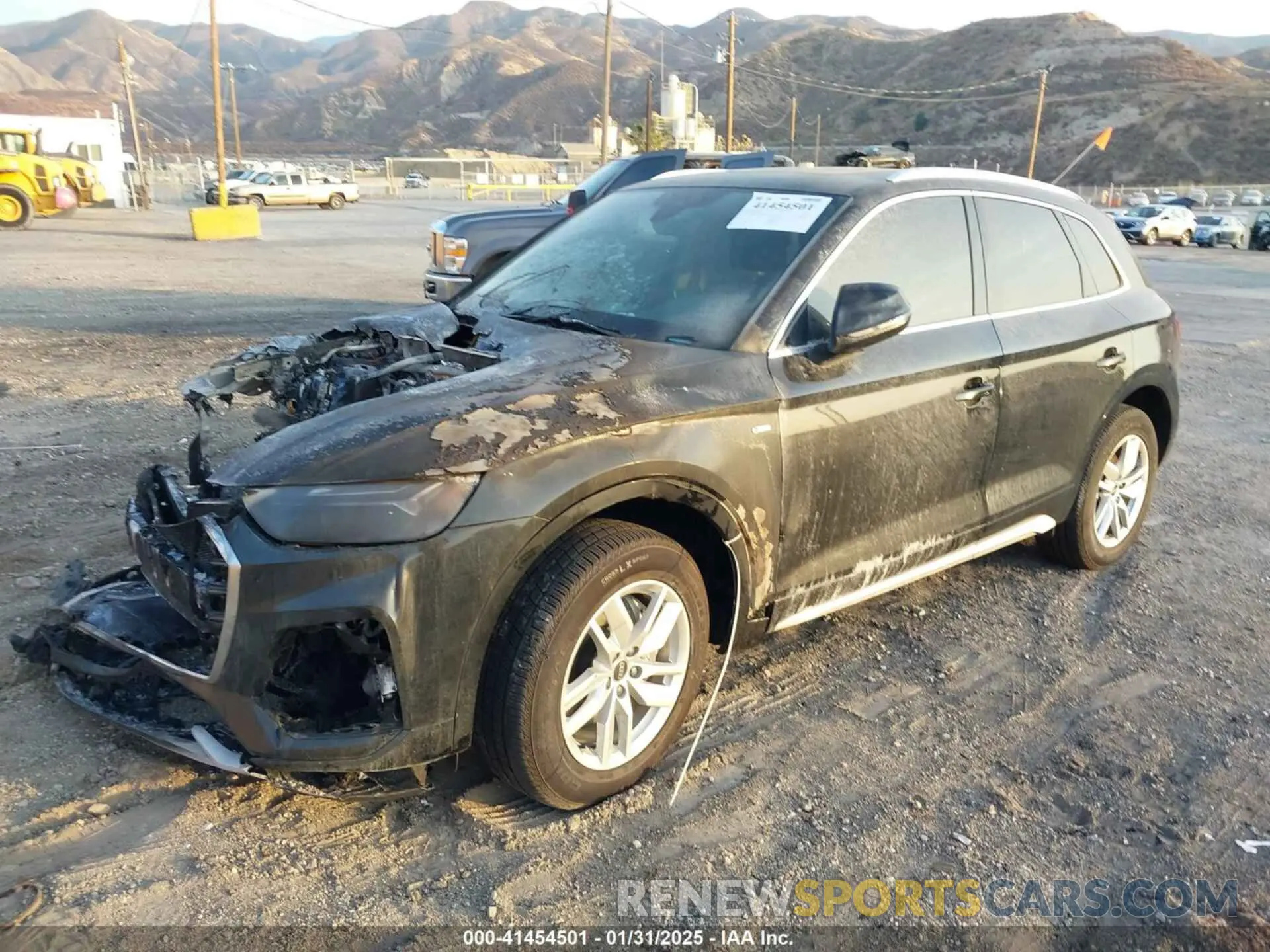 2 fotografías del automóvil dañado WA1GAAFY1P2052745 AUDI Q5 2023