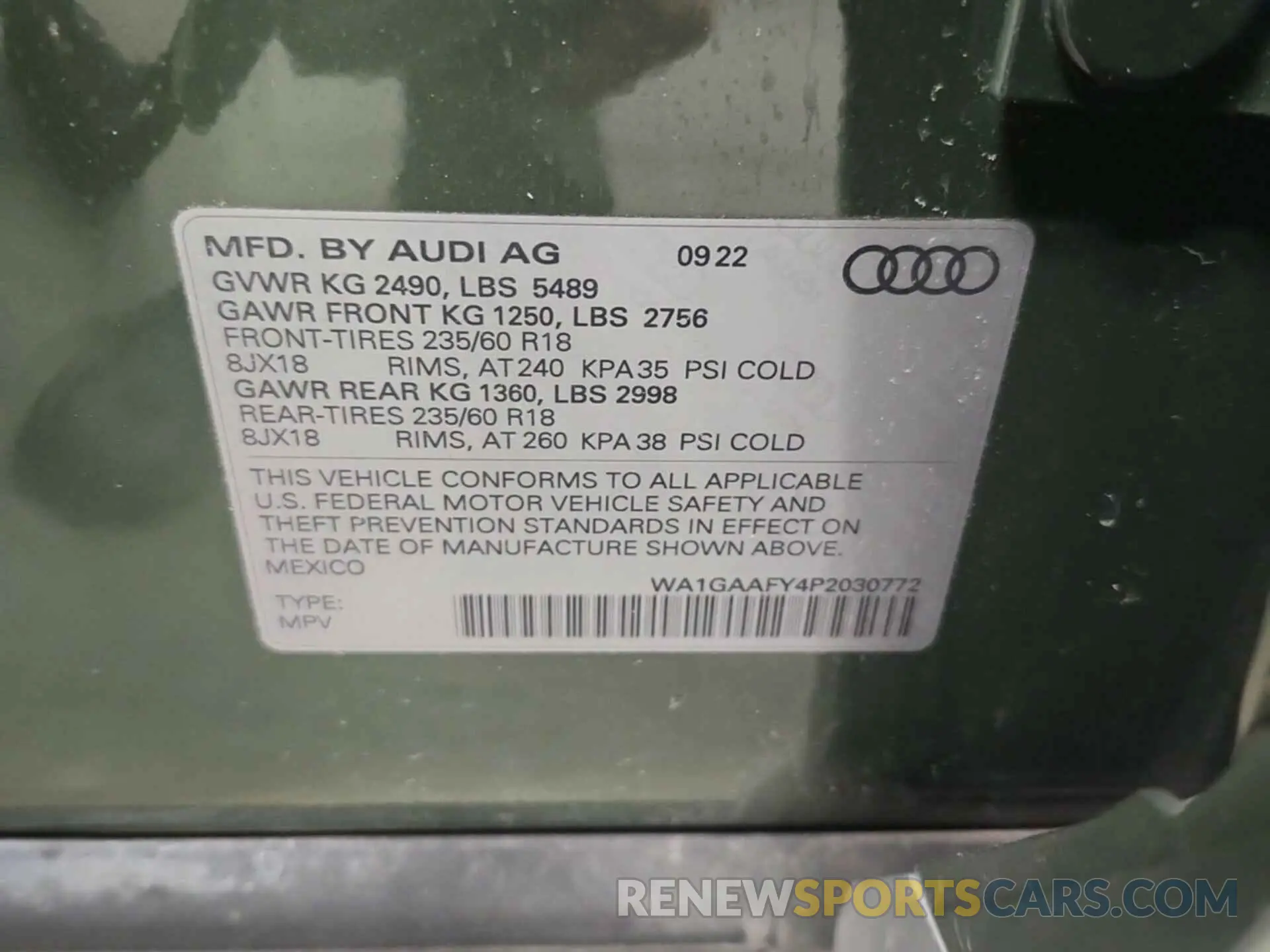 21 fotografías del automóvil dañado WA1GAAFY4P2030772 AUDI Q5 2023