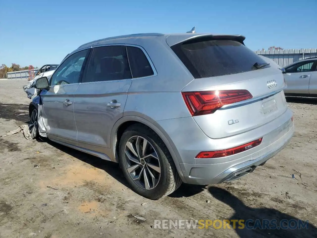2 fotografías del automóvil dañado WA1GAAFY4P2156114 AUDI Q5 2023