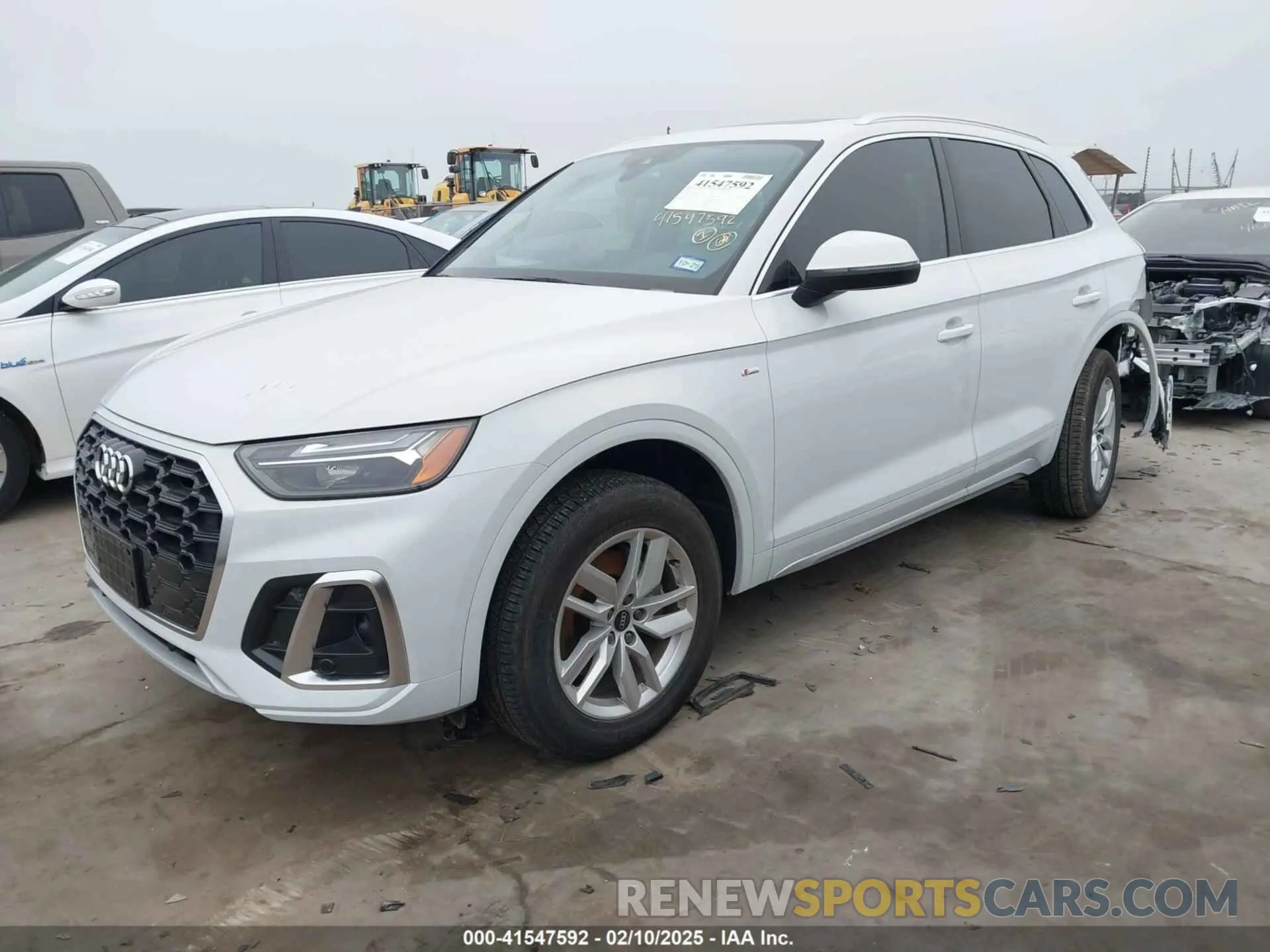 2 fotografías del automóvil dañado WA1GAAFY6P2135734 AUDI Q5 2023