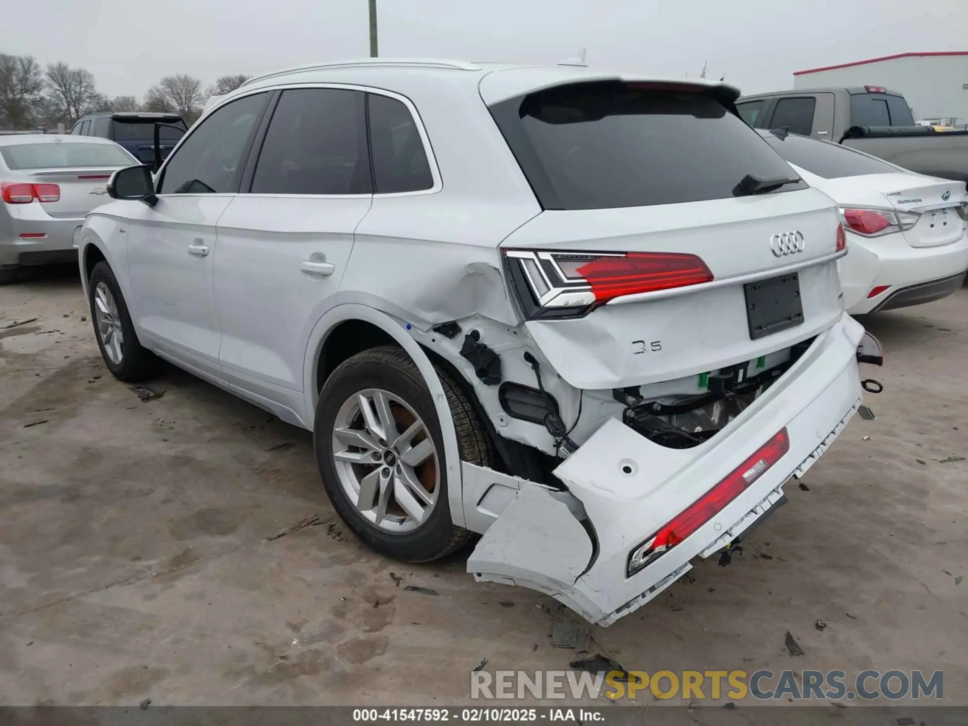 3 fotografías del automóvil dañado WA1GAAFY6P2135734 AUDI Q5 2023