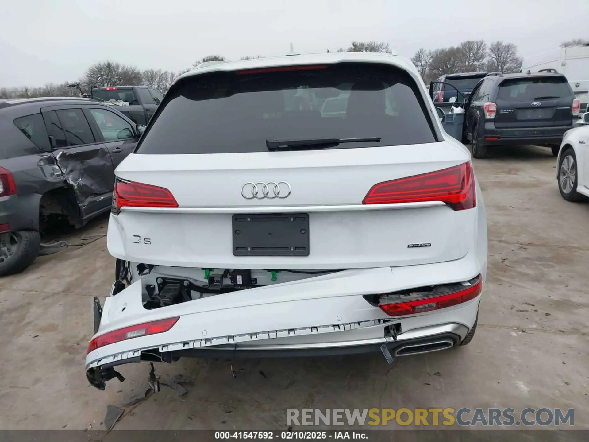 6 fotografías del automóvil dañado WA1GAAFY6P2135734 AUDI Q5 2023