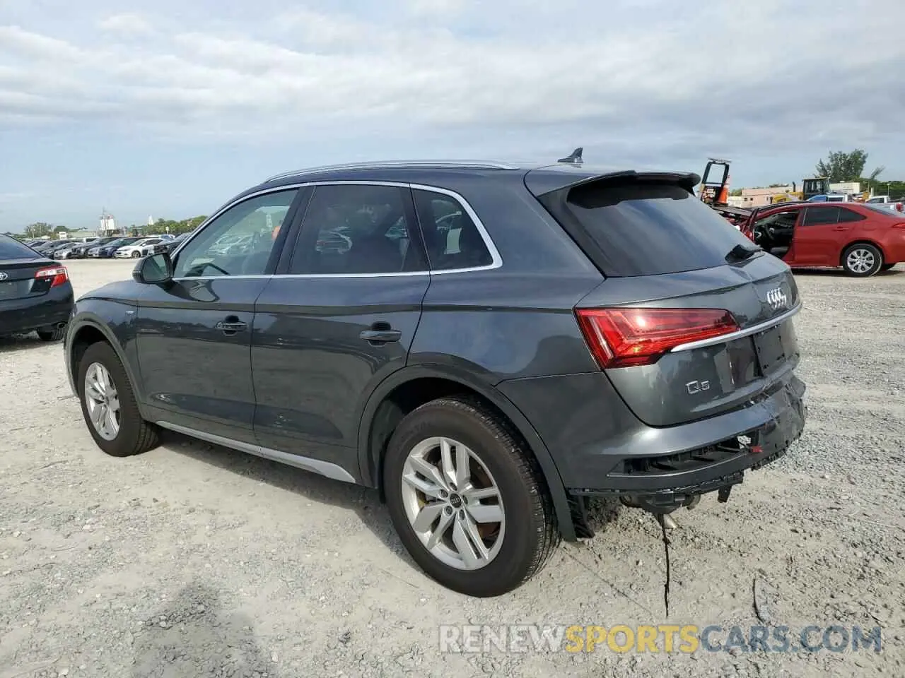2 fotografías del automóvil dañado WA1GAAFY8P2175457 AUDI Q5 2023