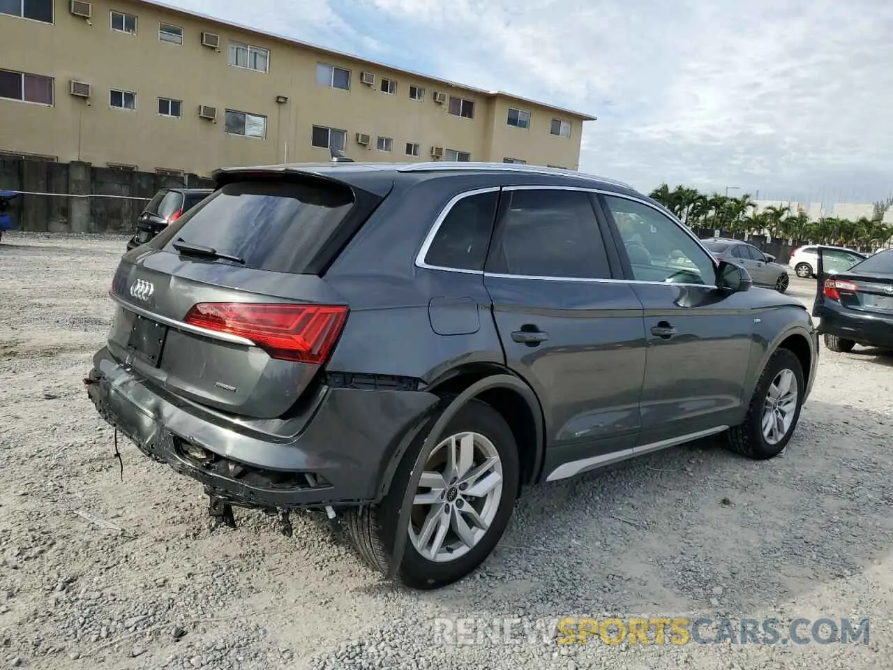 3 fotografías del automóvil dañado WA1GAAFY8P2175457 AUDI Q5 2023