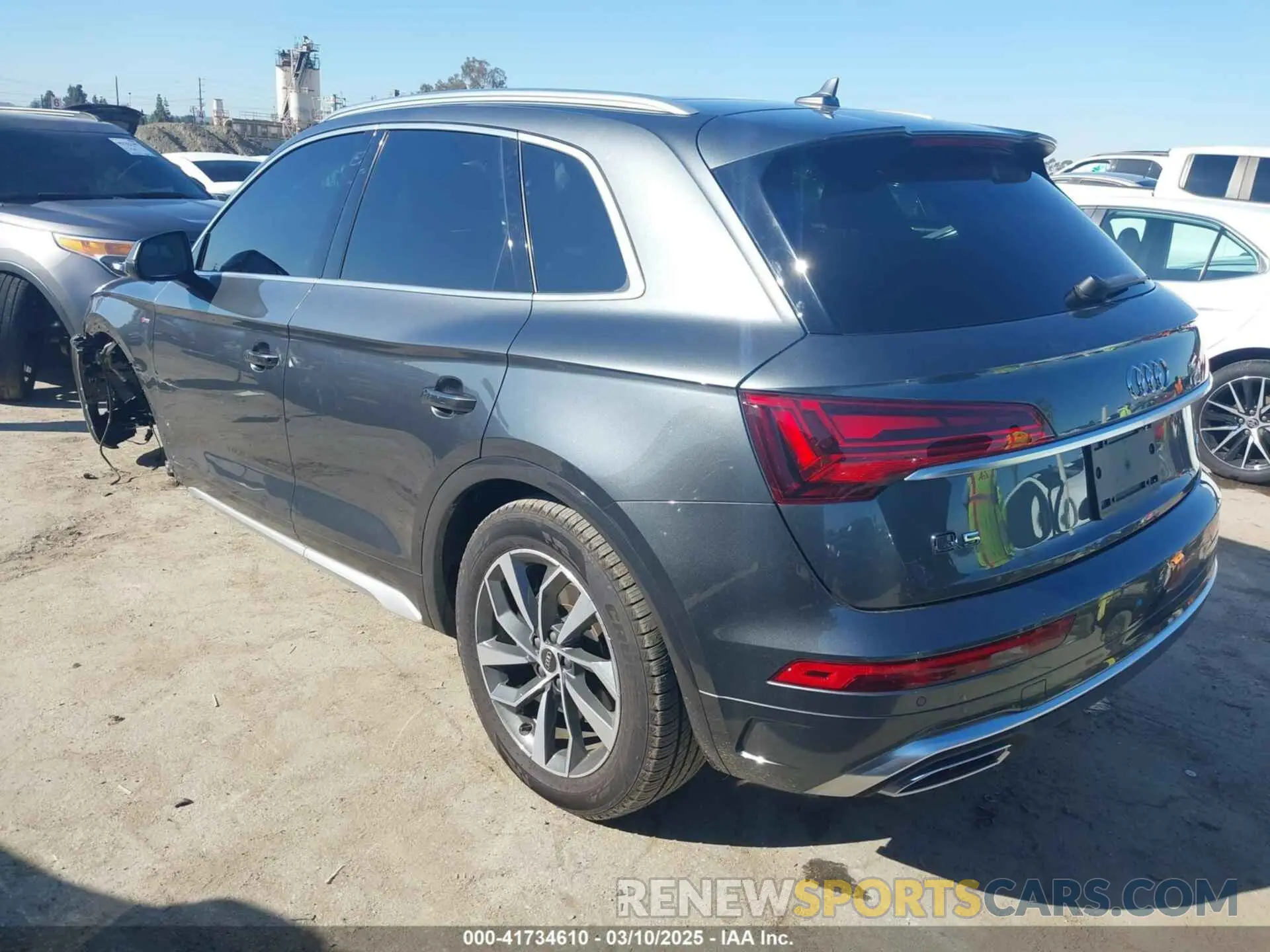 3 fotografías del automóvil dañado WA1GAAFY8P2189441 AUDI Q5 2023