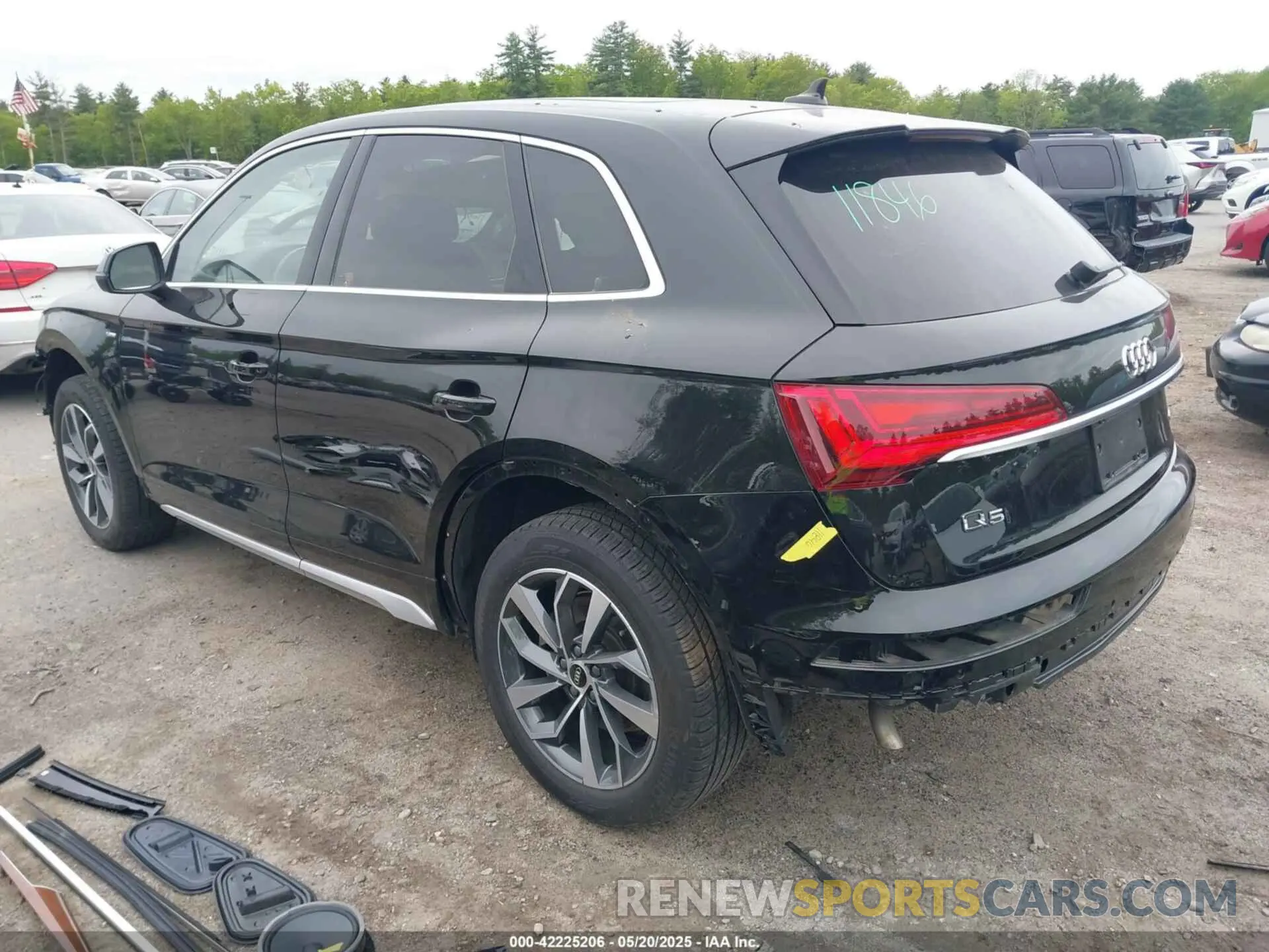 3 fotografías del automóvil dañado WA1GAAFYXP2068698 AUDI Q5 2023