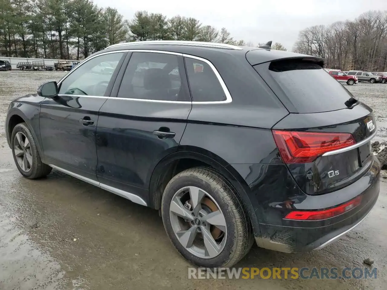 2 fotografías del automóvil dañado WA1ABAFY0R2100659 AUDI Q5 2024