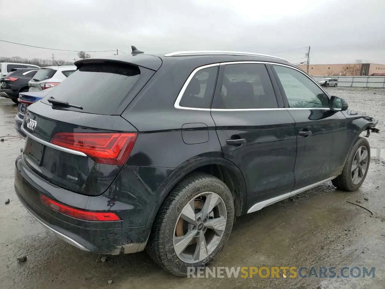 3 fotografías del automóvil dañado WA1ABAFY0R2100659 AUDI Q5 2024