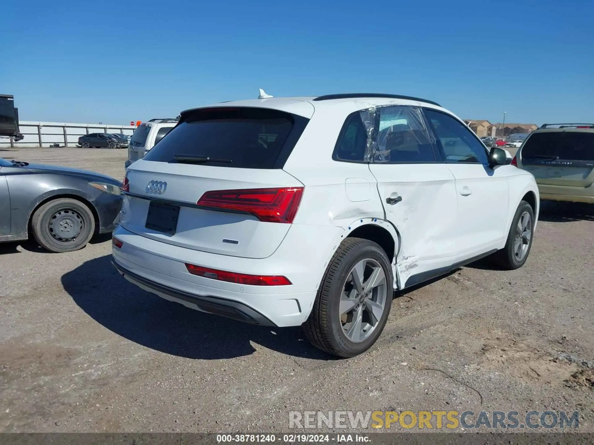 4 fotografías del automóvil dañado WA1BBAFYXR2021455 AUDI Q5 2024