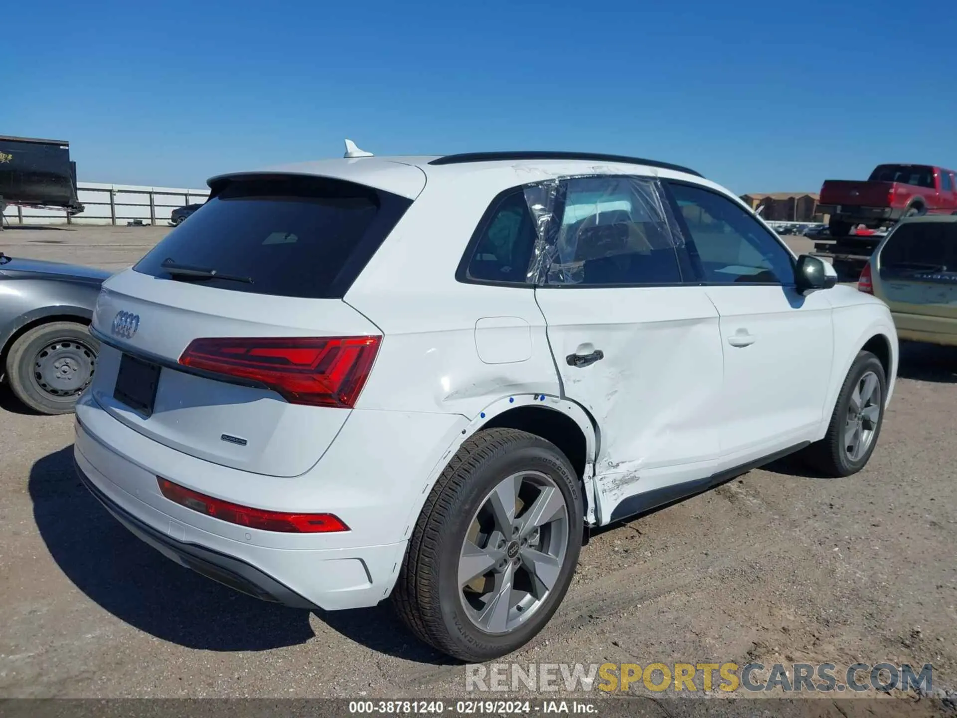 6 fotografías del automóvil dañado WA1BBAFYXR2021455 AUDI Q5 2024