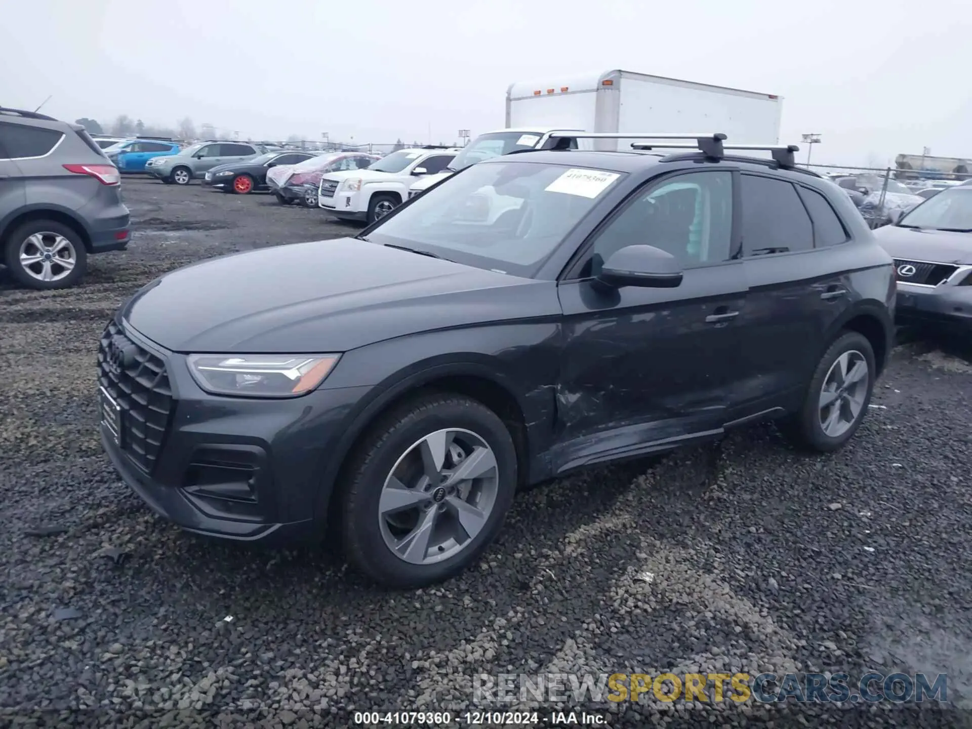 2 fotografías del automóvil dañado WA1BBBFY3R2016037 AUDI Q5 2024