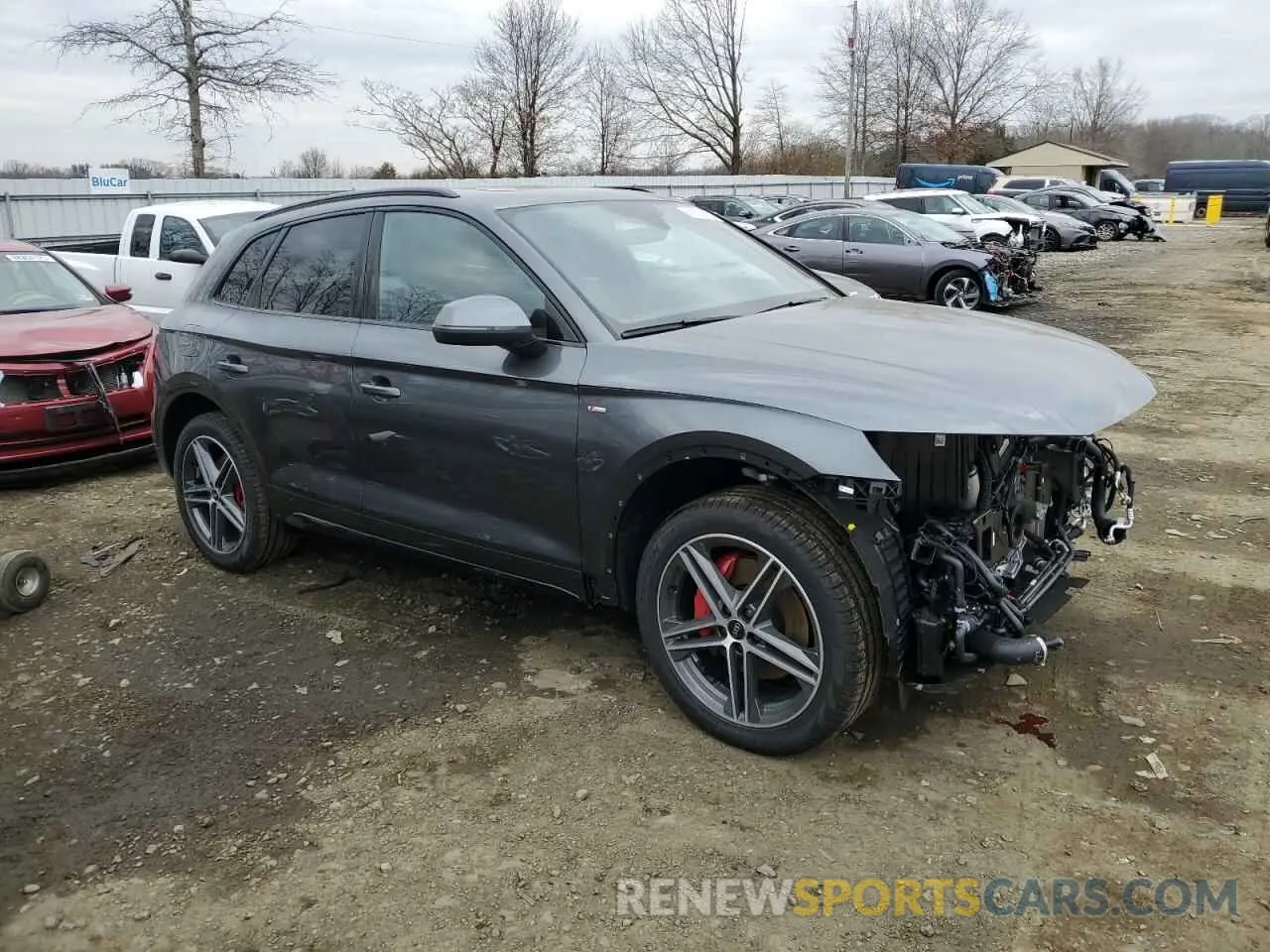 4 fotografías del automóvil dañado WA1E2AFY0R2139219 AUDI Q5 2024