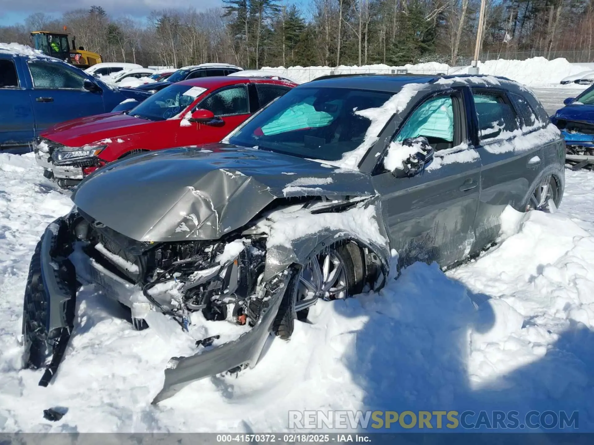 2 fotografías del automóvil dañado WA1E2AFY5R2138471 AUDI Q5 2024
