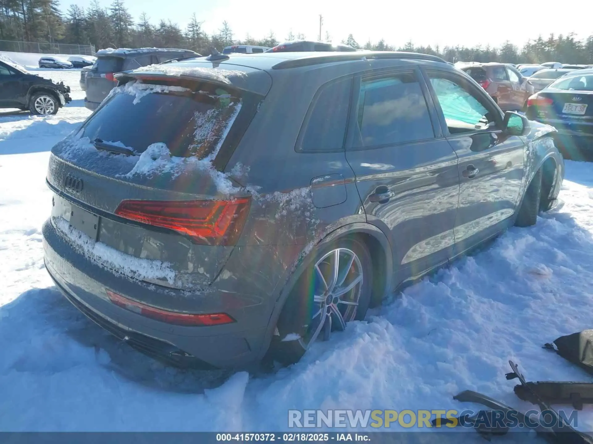 4 fotografías del automóvil dañado WA1E2AFY5R2138471 AUDI Q5 2024
