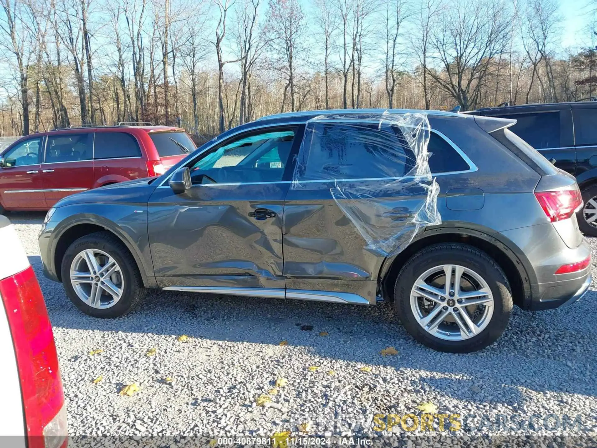 14 fotografías del automóvil dañado WA1E2AFY6R2145493 AUDI Q5 2024