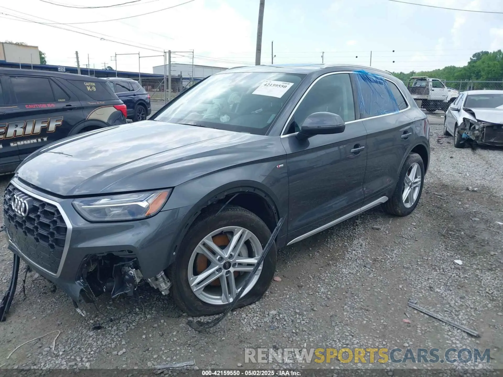 2 fotografías del automóvil dañado WA1E2AFY7R2150931 AUDI Q5 2024