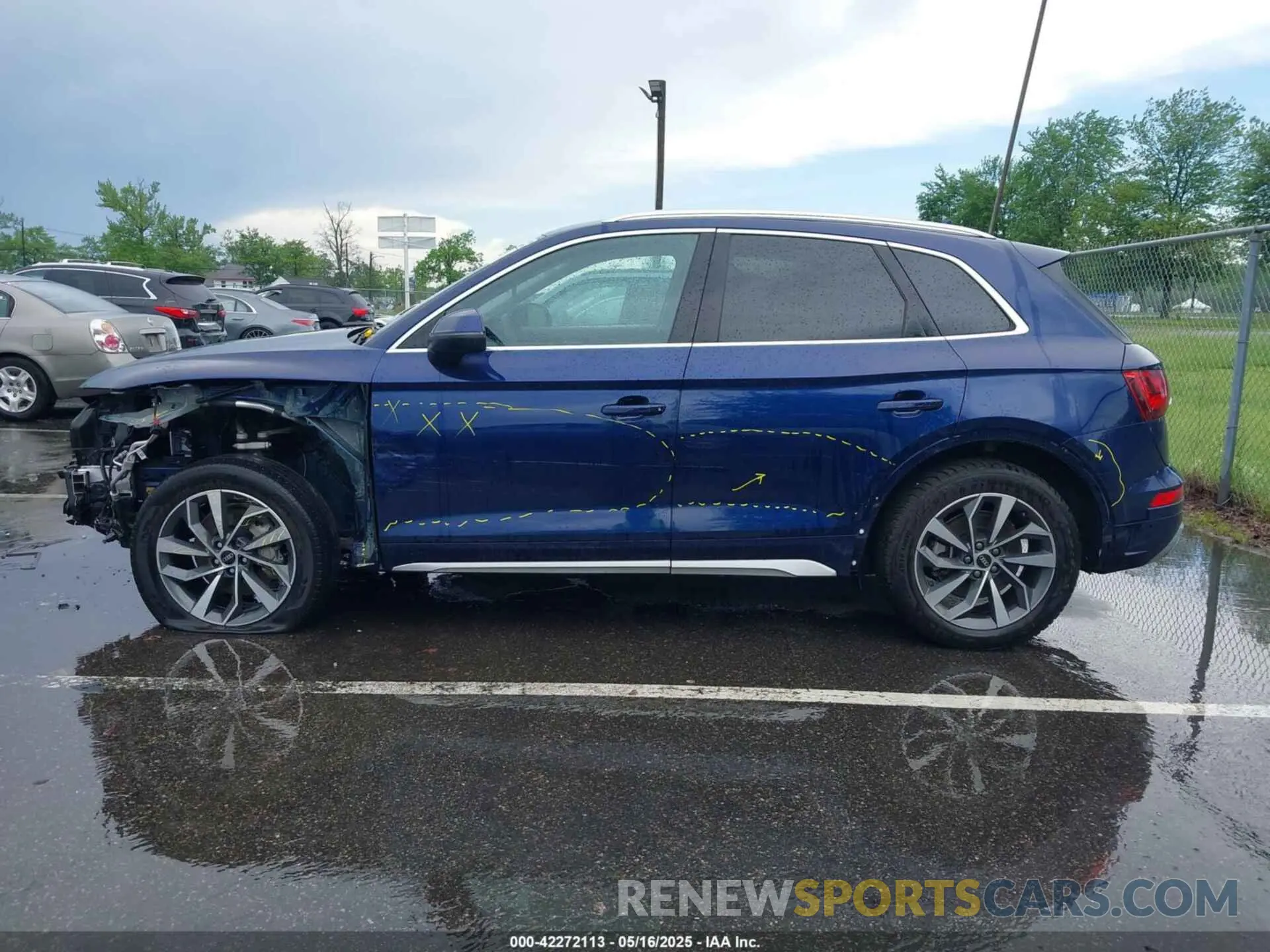 18 fotografías del automóvil dañado WA1EAAFY1R2053260 AUDI Q5 2024
