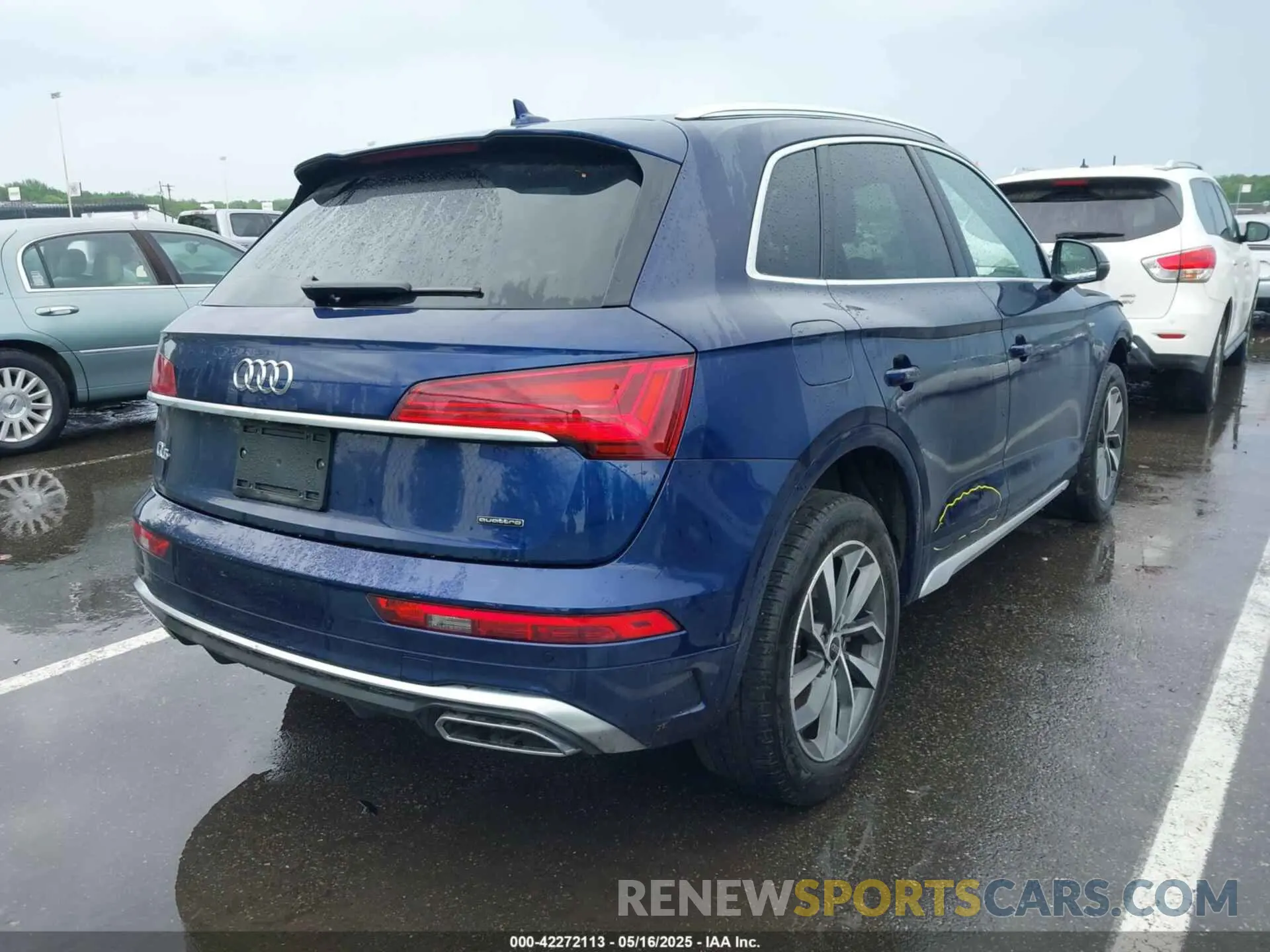 4 fotografías del automóvil dañado WA1EAAFY1R2053260 AUDI Q5 2024