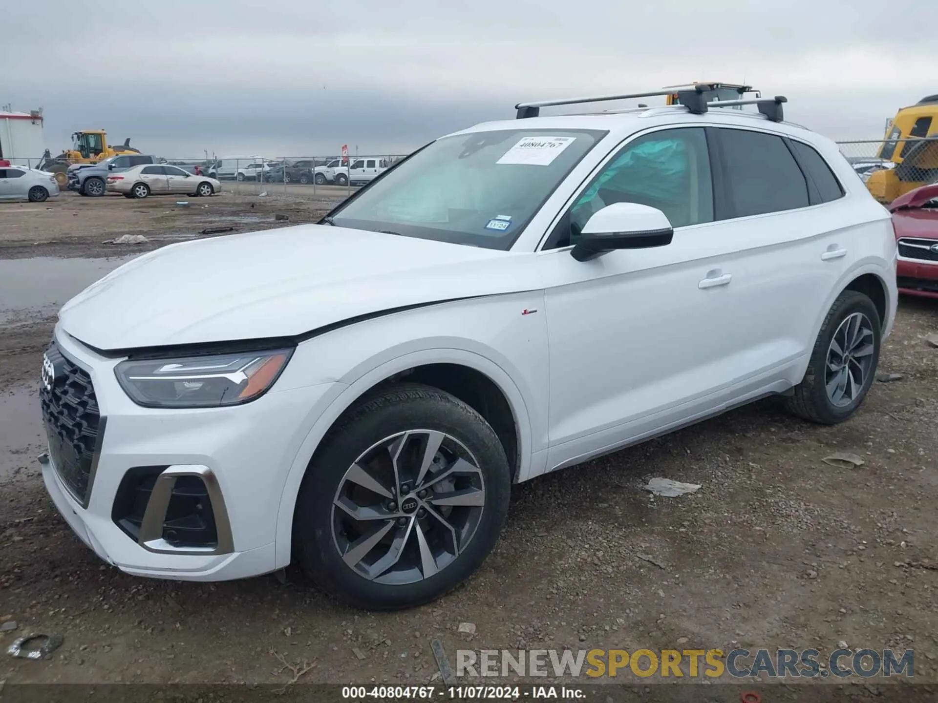 2 fotografías del automóvil dañado WA1EAAFY2R2032661 AUDI Q5 2024