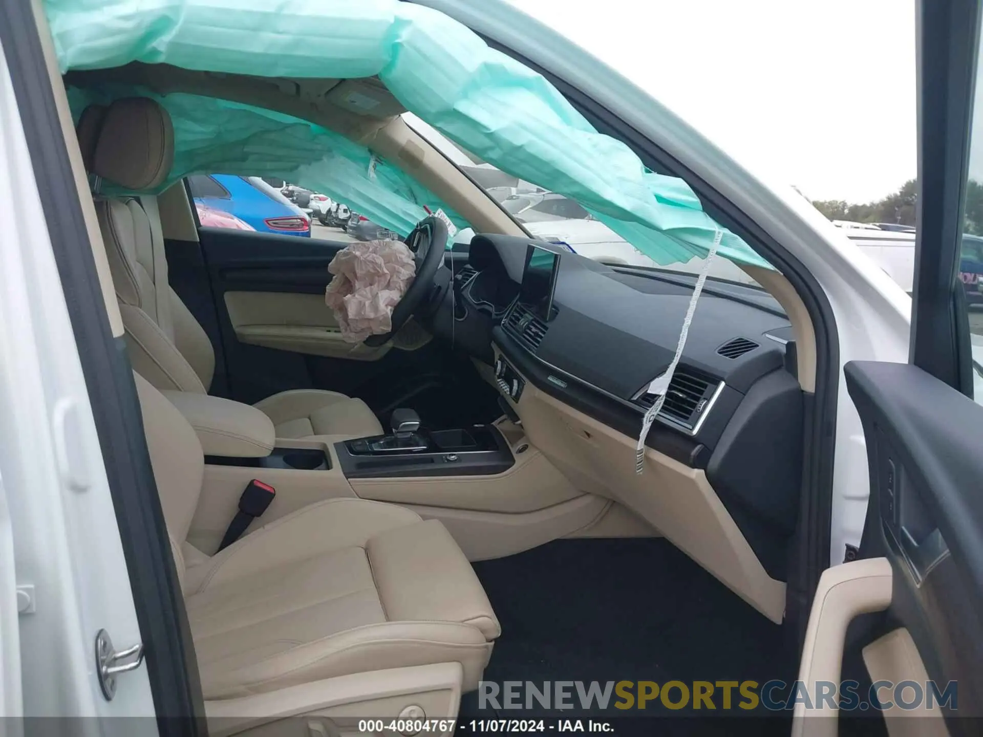 5 fotografías del automóvil dañado WA1EAAFY2R2032661 AUDI Q5 2024