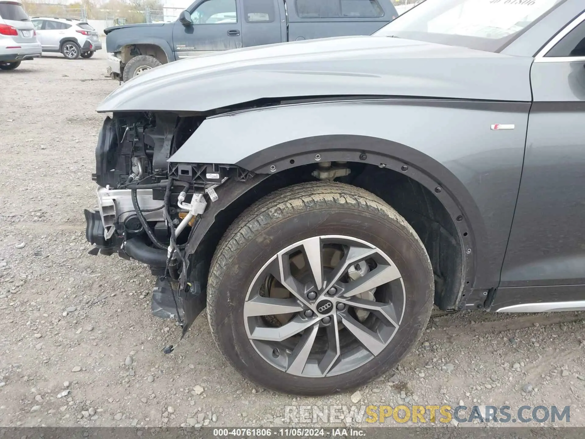 18 fotografías del automóvil dañado WA1EAAFY5R2070692 AUDI Q5 2024