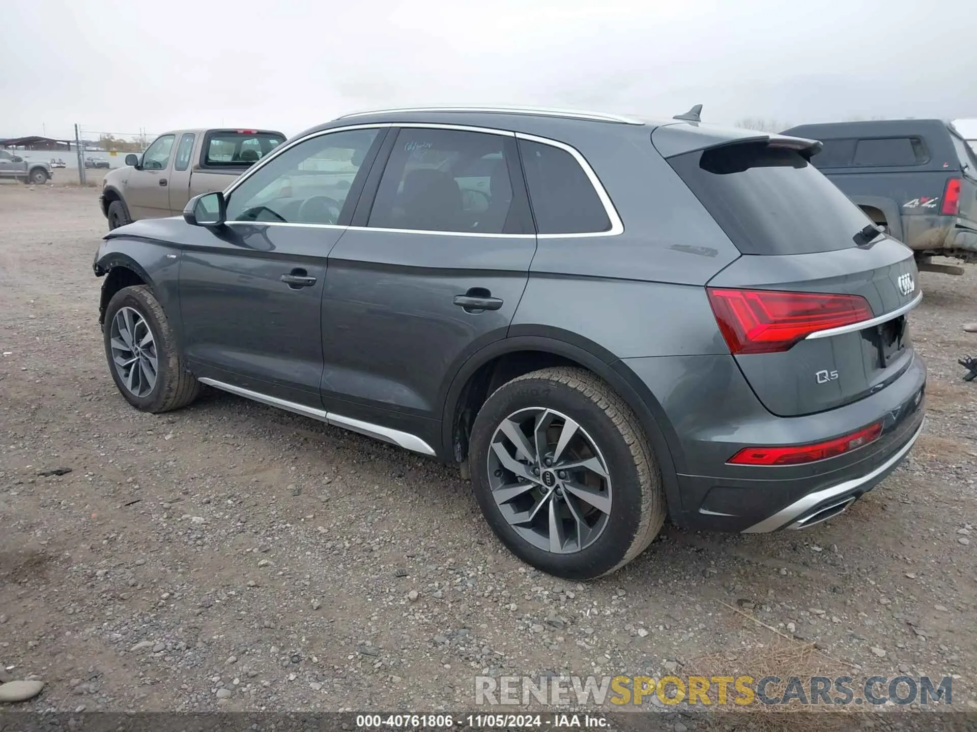 3 fotografías del automóvil dañado WA1EAAFY5R2070692 AUDI Q5 2024