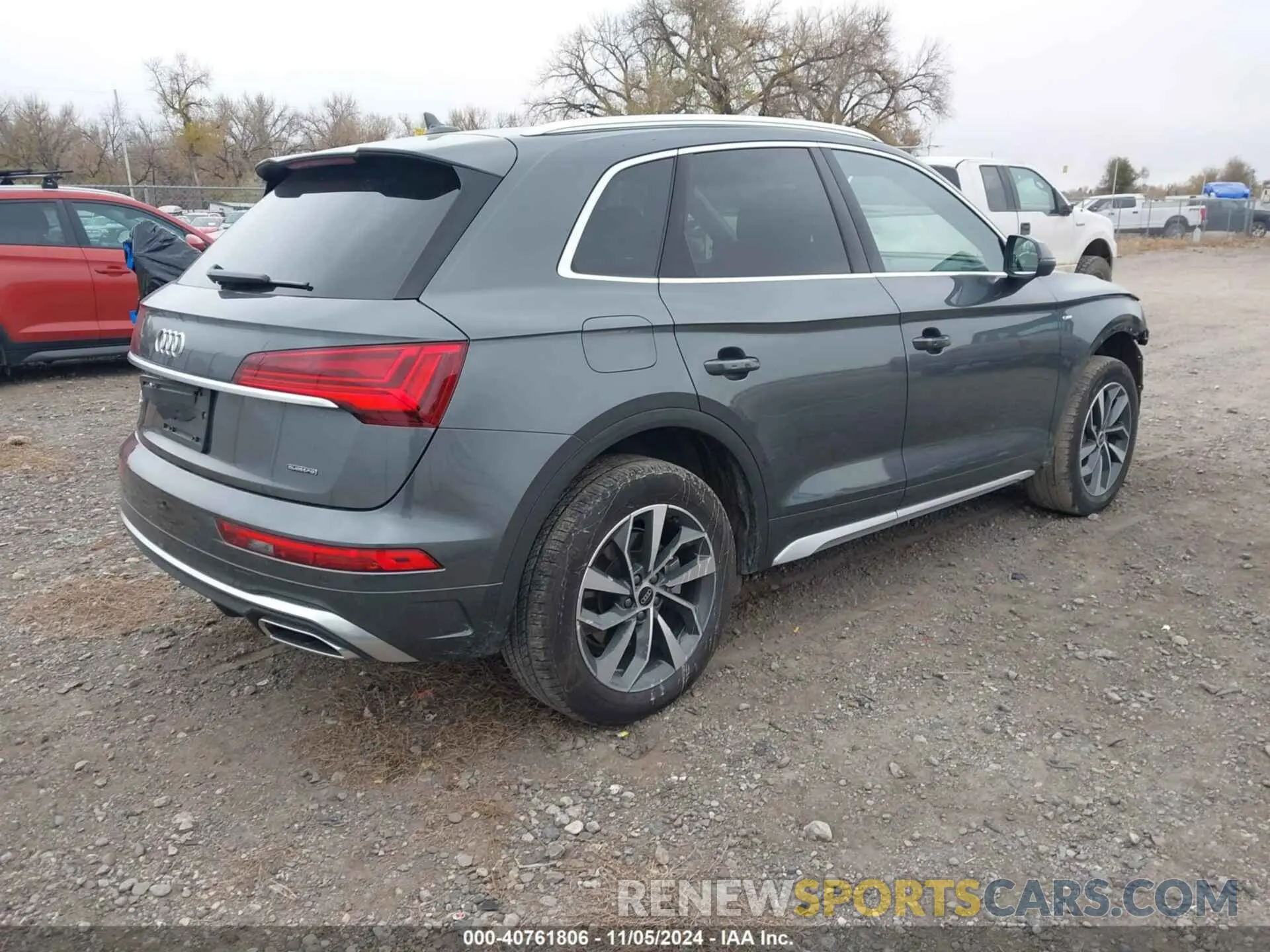4 fotografías del automóvil dañado WA1EAAFY5R2070692 AUDI Q5 2024