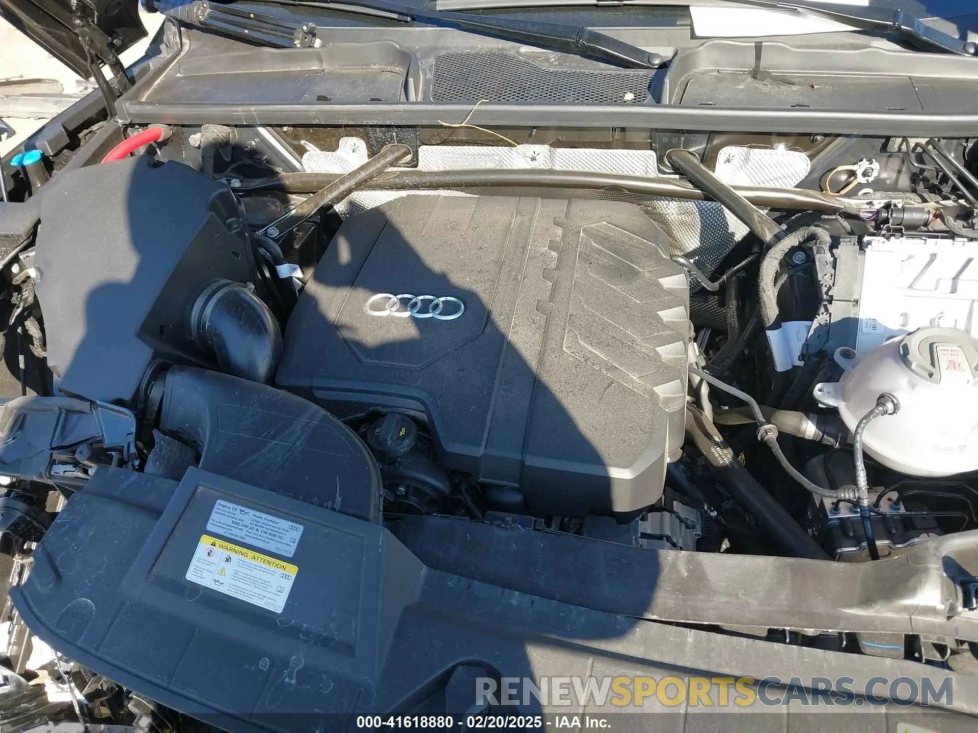 10 fotografías del automóvil dañado WA1EAAFY5R2120135 AUDI Q5 2024