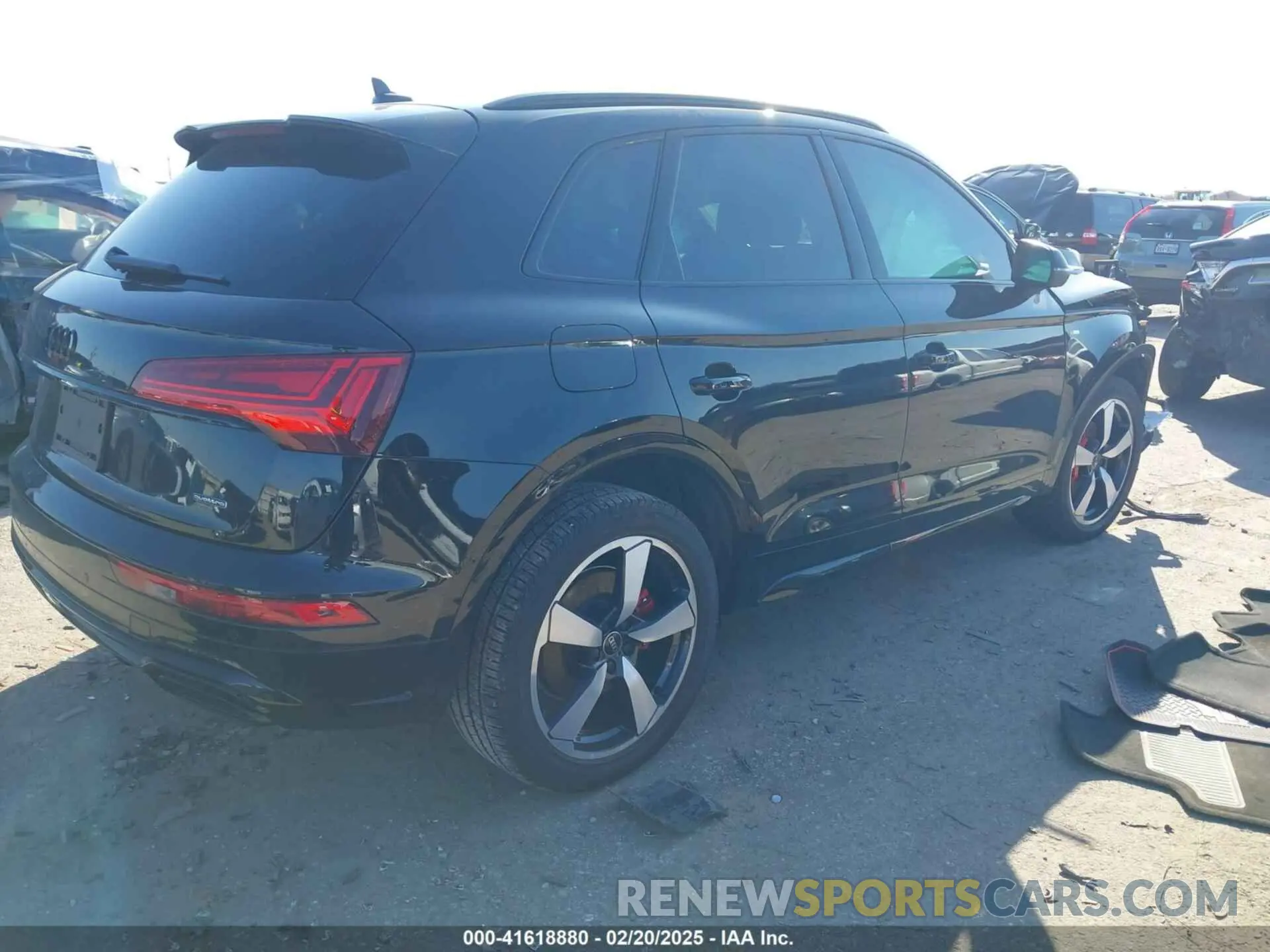 4 fotografías del automóvil dañado WA1EAAFY5R2120135 AUDI Q5 2024