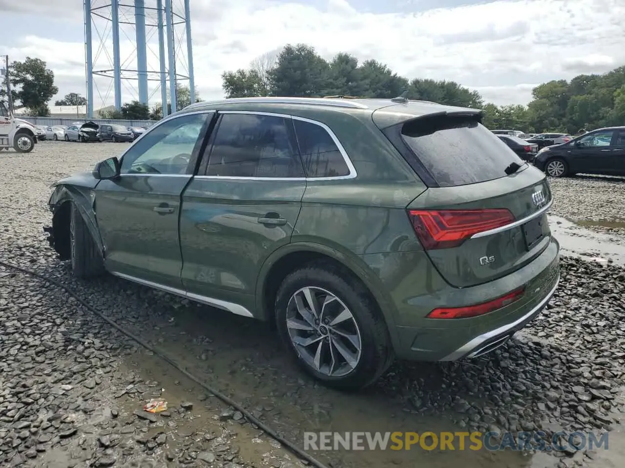 2 fotografías del automóvil dañado WA1EAAFY7R2004368 AUDI Q5 2024