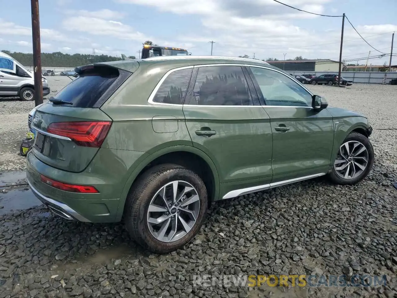 3 fotografías del automóvil dañado WA1EAAFY7R2004368 AUDI Q5 2024