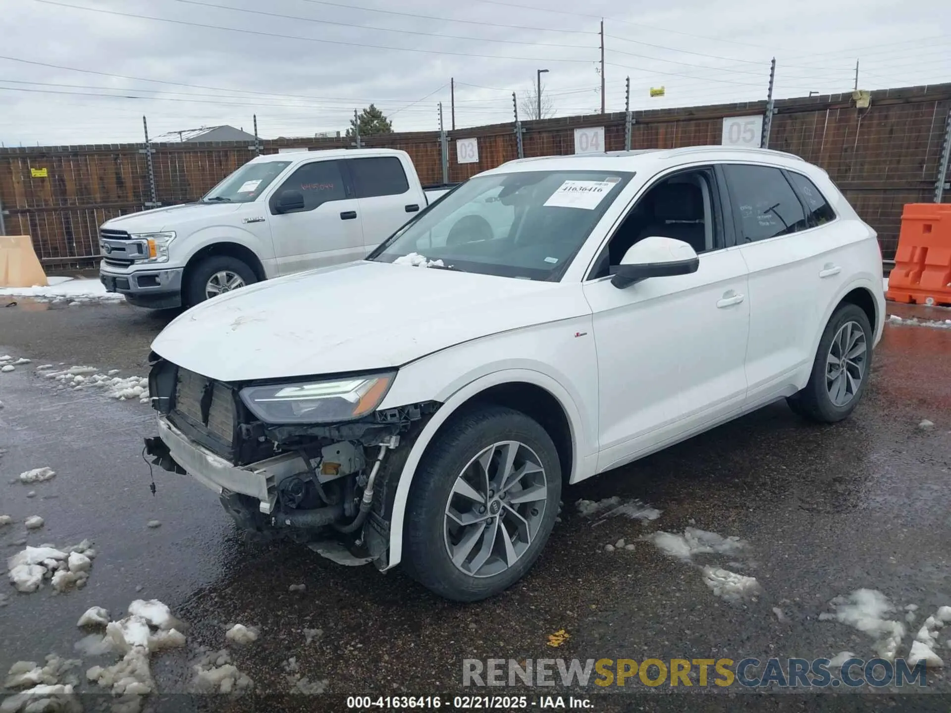 2 fotografías del automóvil dañado WA1EAAFY8R2030123 AUDI Q5 2024