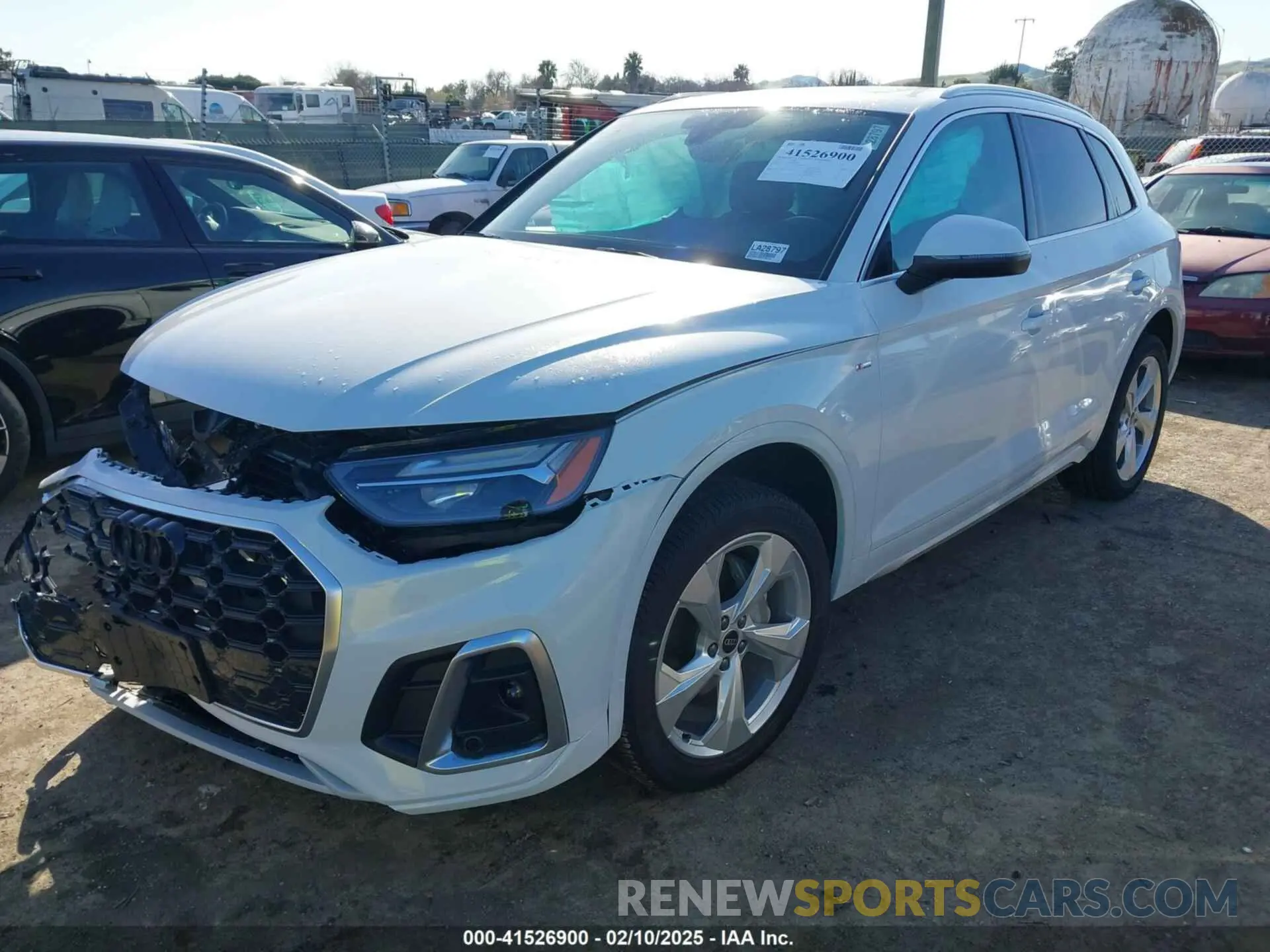2 fotografías del automóvil dañado WA1EAAFY9R2138718 AUDI Q5 2024