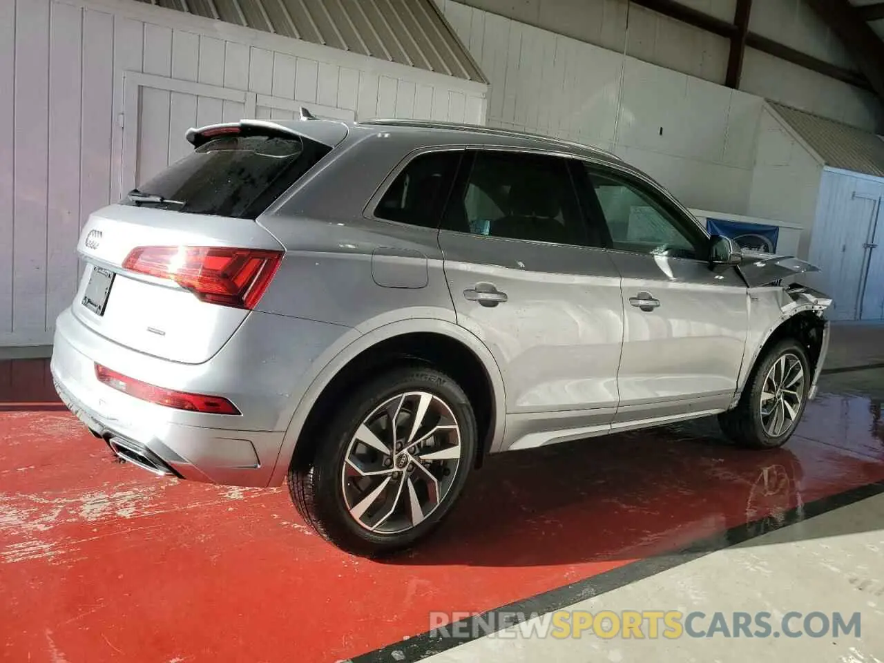 3 fotografías del automóvil dañado WA1EAAFYXR2078805 AUDI Q5 2024