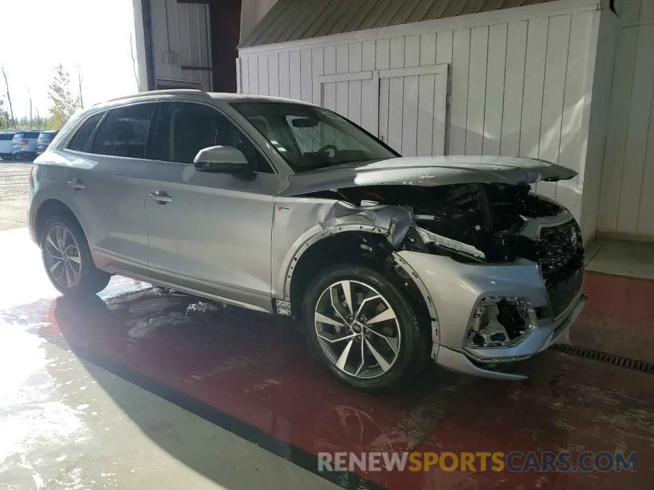 4 fotografías del automóvil dañado WA1EAAFYXR2078805 AUDI Q5 2024