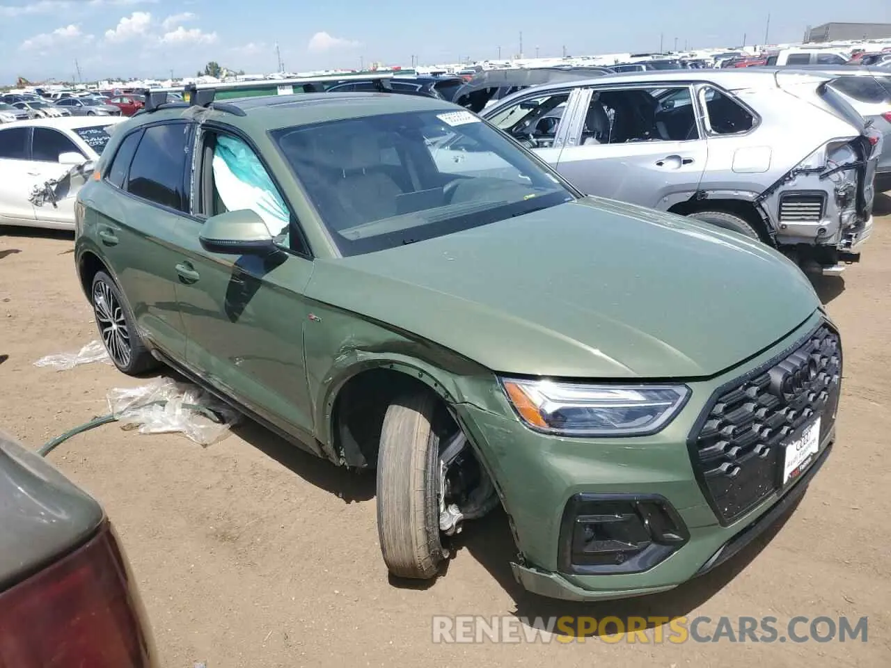 4 fotografías del automóvil dañado WA1EAAFYXR2081025 AUDI Q5 2024