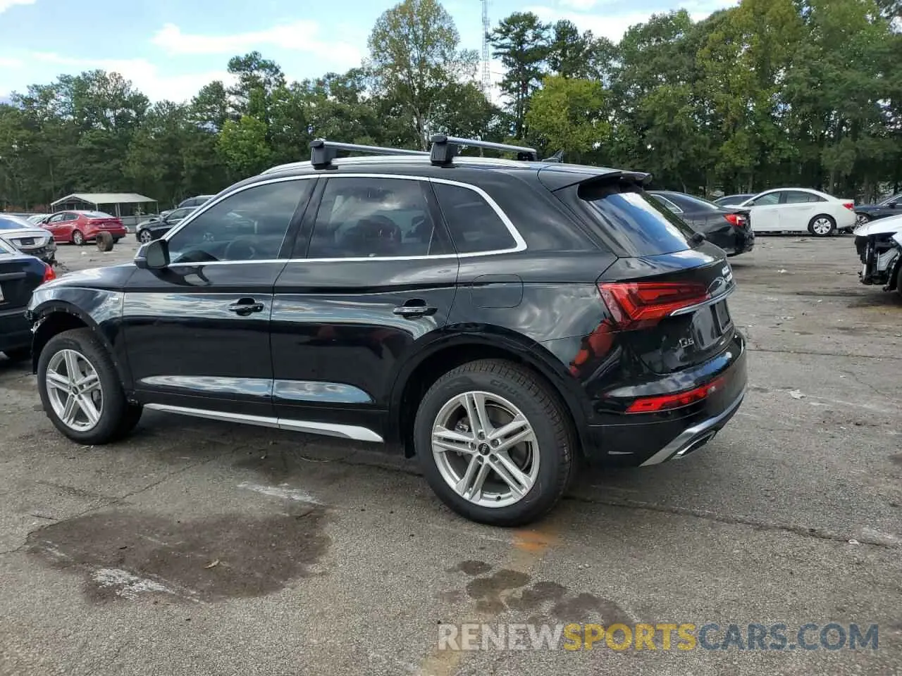 2 fotografías del automóvil dañado WA1F2AFY9R2022226 AUDI Q5 2024