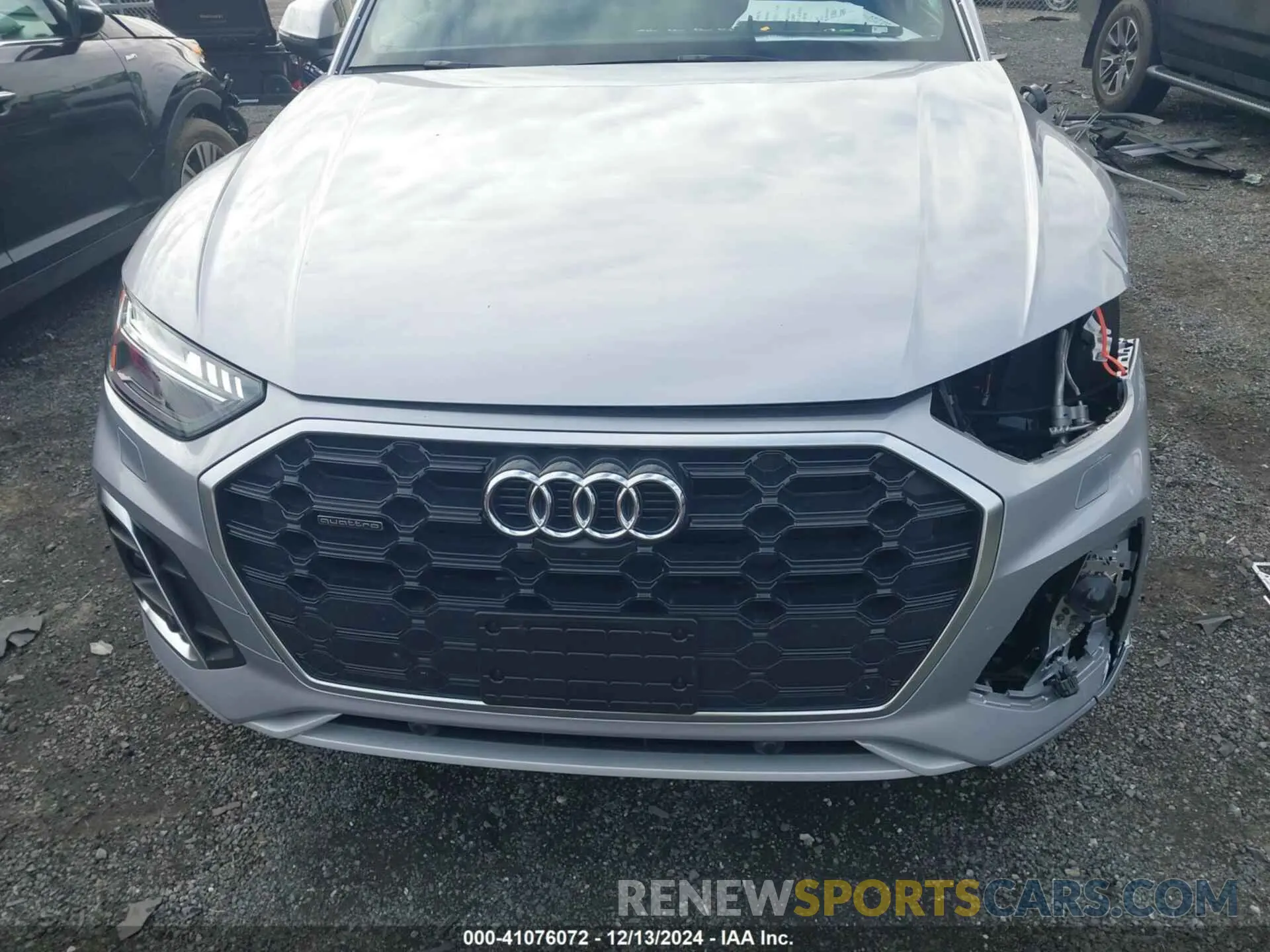 13 fotografías del automóvil dañado WA1FAAFY0R2027446 AUDI Q5 2024