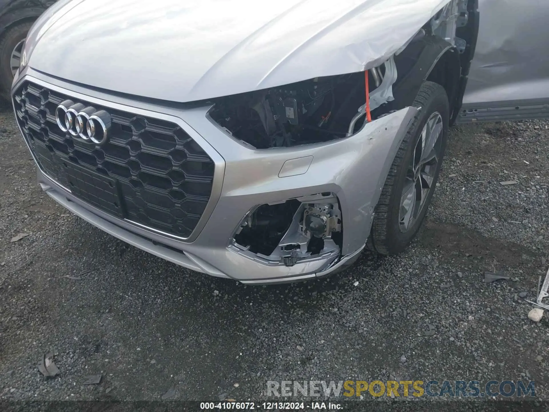 6 fotografías del automóvil dañado WA1FAAFY0R2027446 AUDI Q5 2024