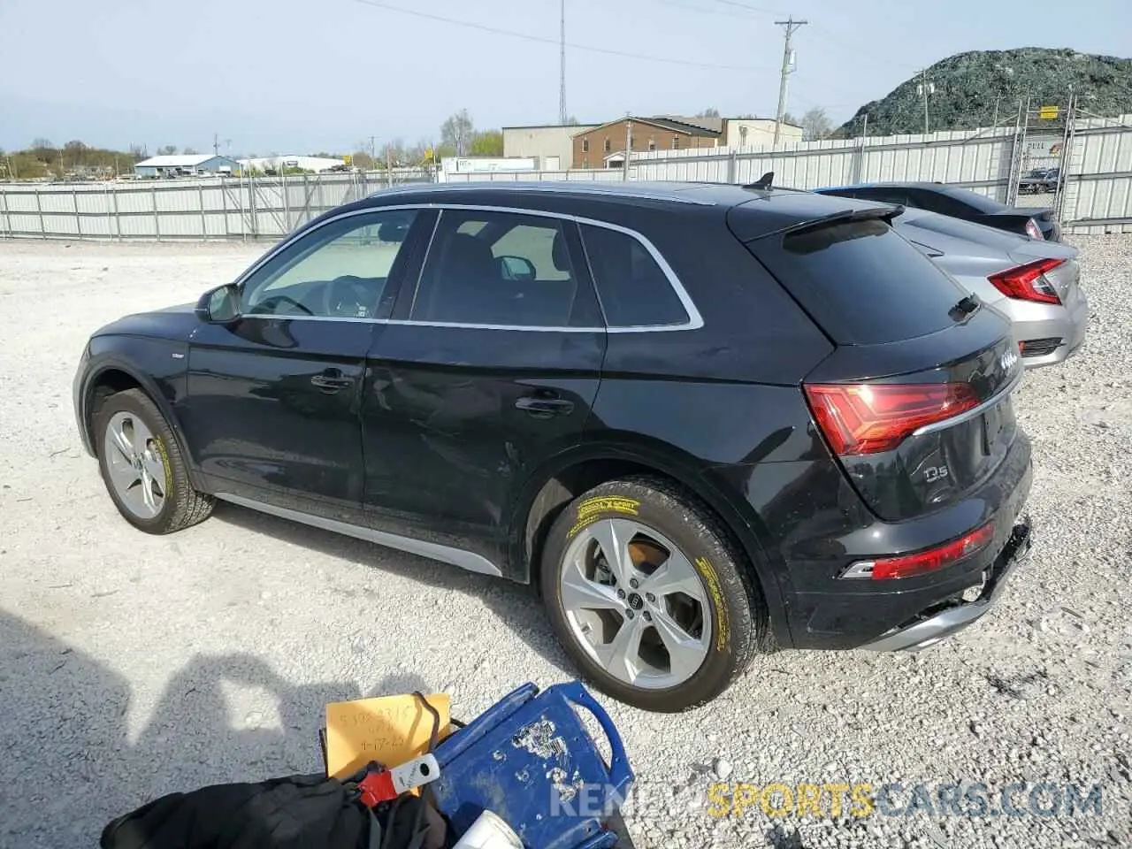 2 fotografías del automóvil dañado WA1FAAFY5R2044534 AUDI Q5 2024