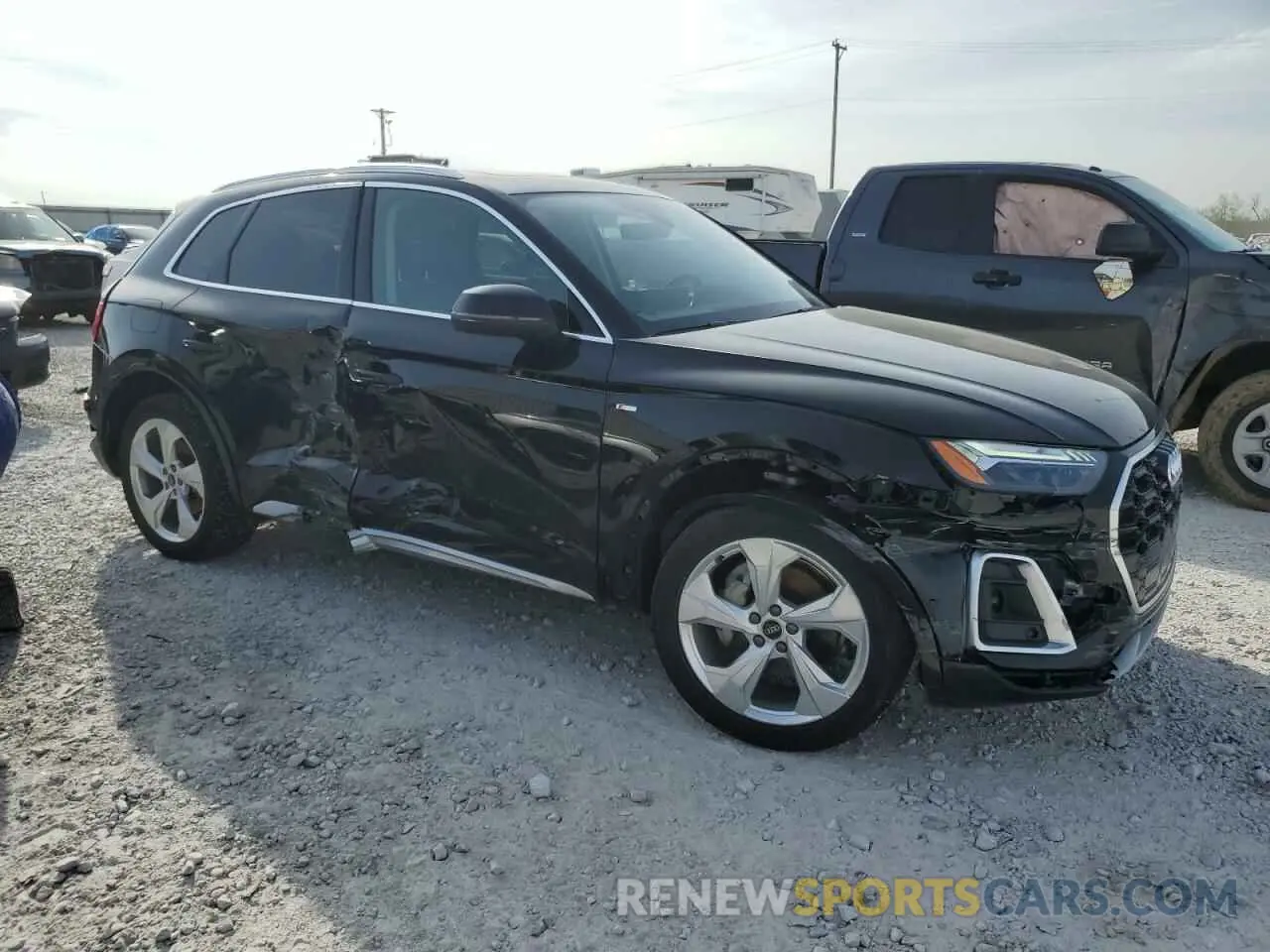4 fotografías del automóvil dañado WA1FAAFY5R2044534 AUDI Q5 2024