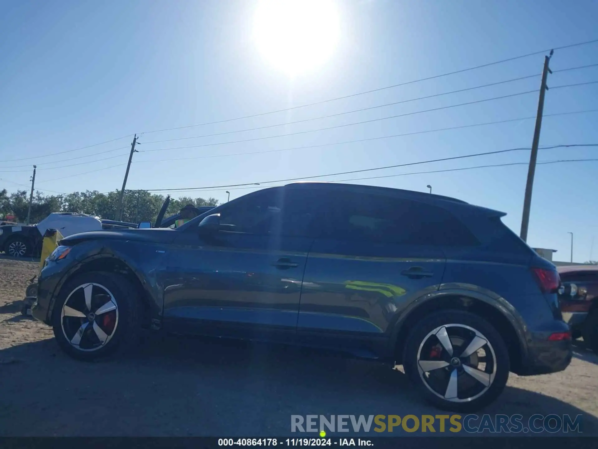 14 fotografías del automóvil dañado WA1FAAFY5R2112458 AUDI Q5 2024