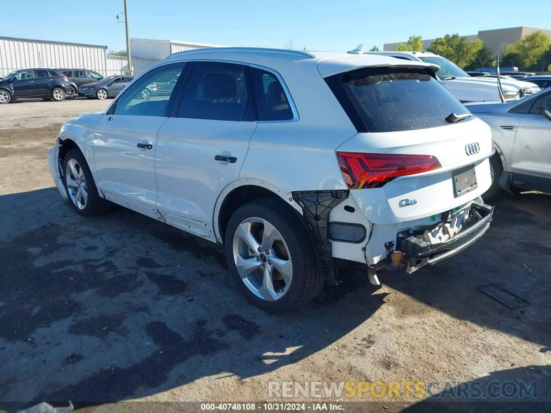 3 fotografías del automóvil dañado WA1FABFY3R2003325 AUDI Q5 2024