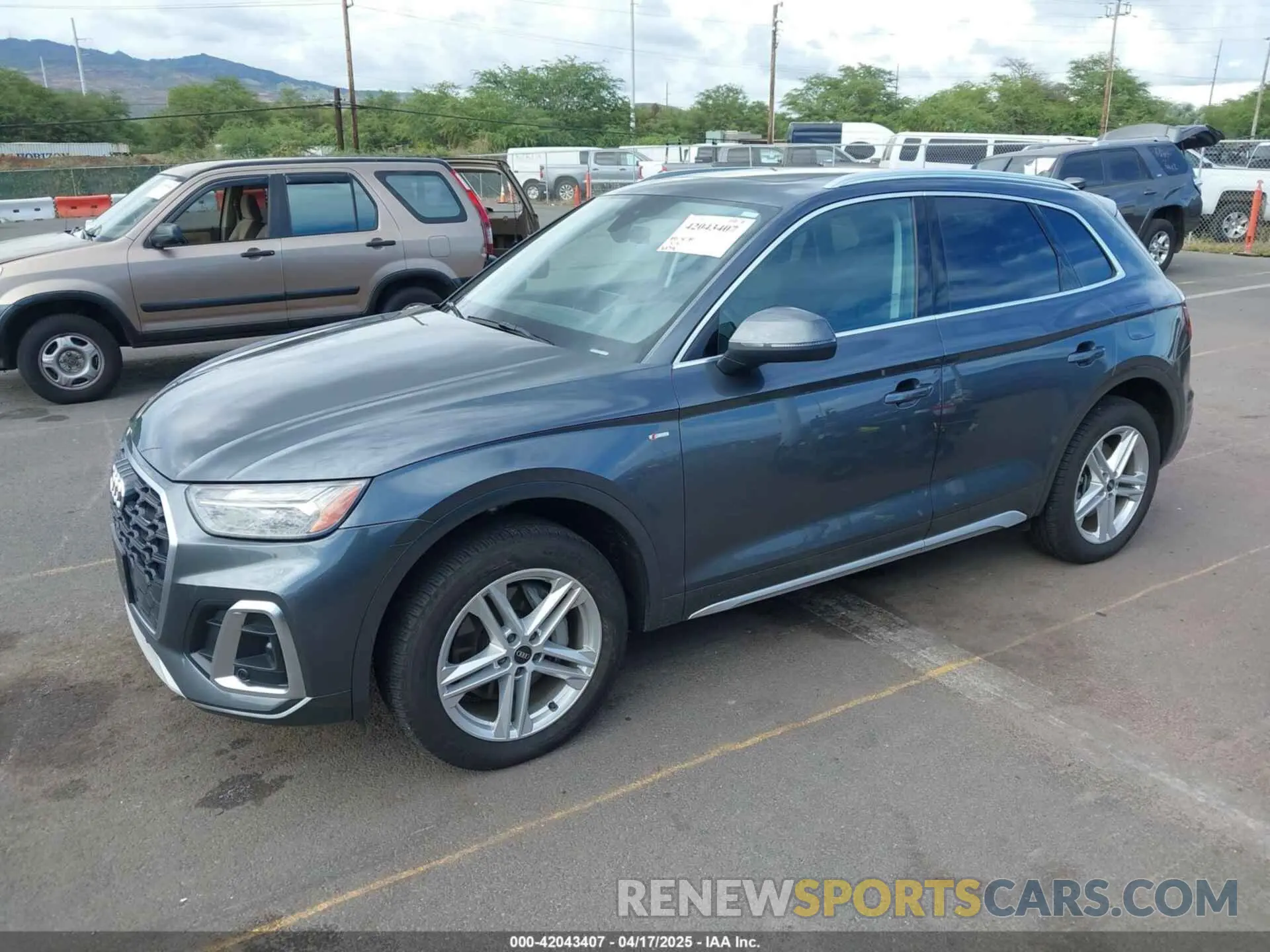 2 fotografías del automóvil dañado WA1G2AFY0R2063378 AUDI Q5 2024
