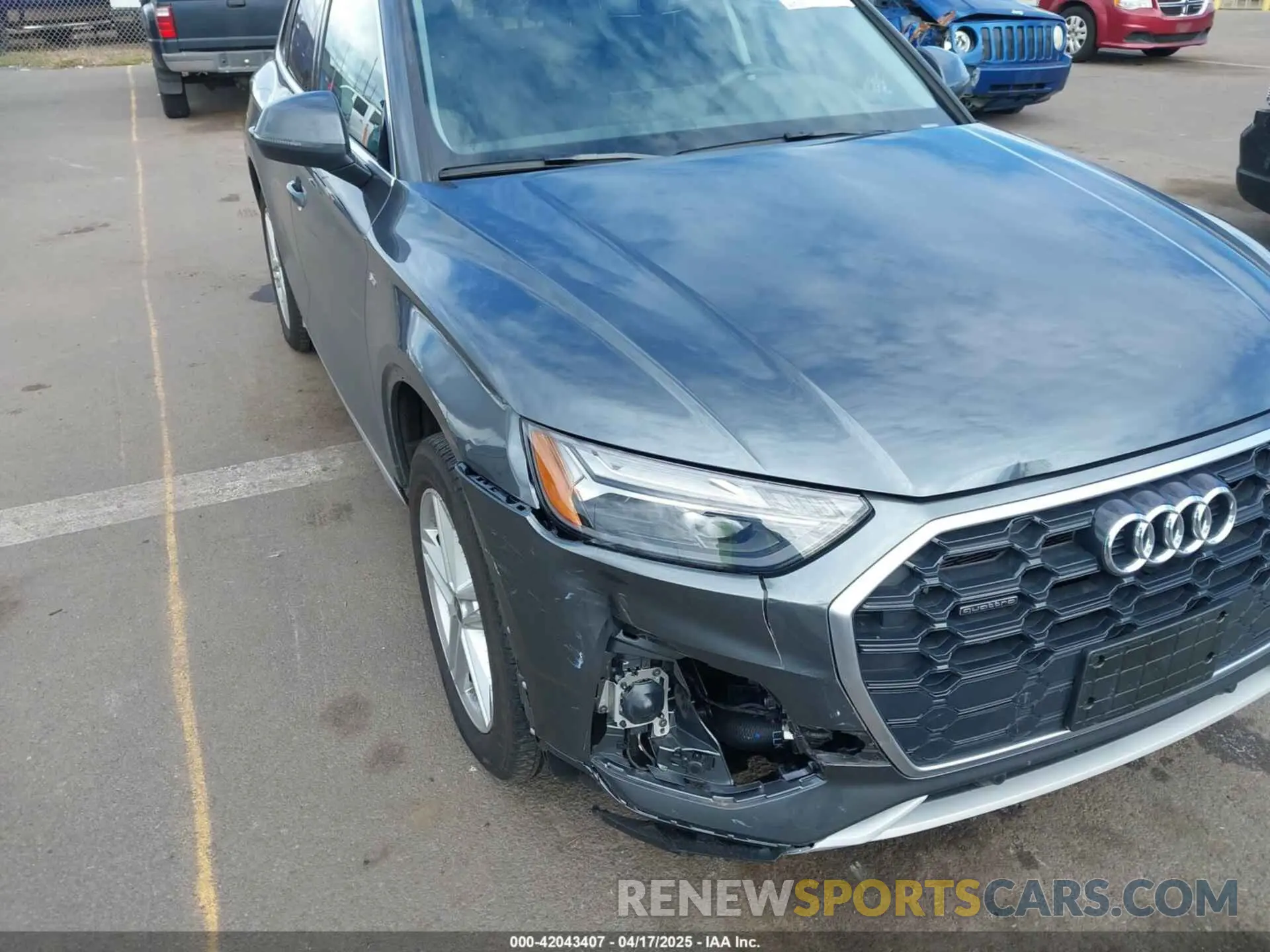 6 fotografías del automóvil dañado WA1G2AFY0R2063378 AUDI Q5 2024