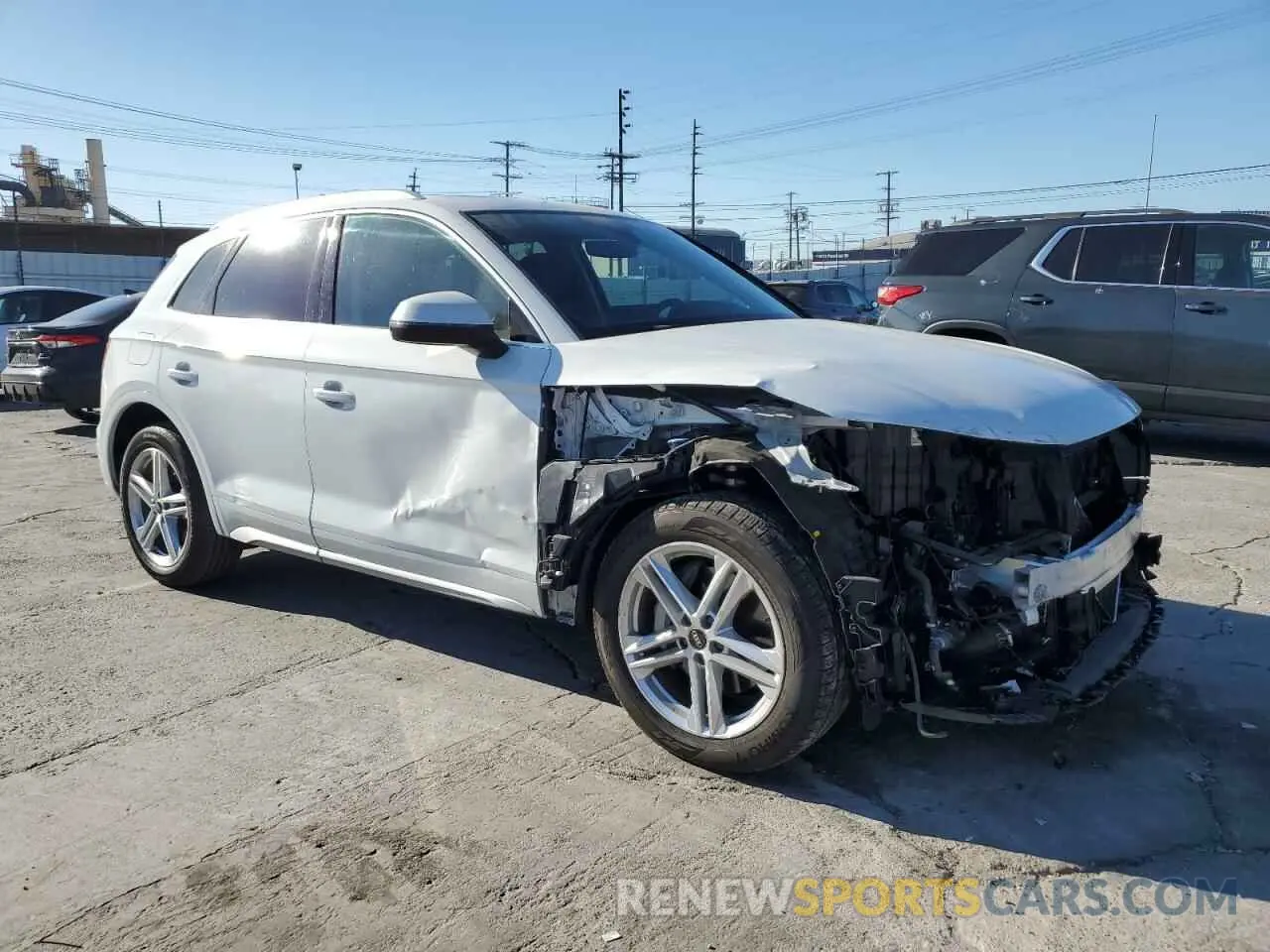 4 fotografías del automóvil dañado WA1G2AFY1R2069111 AUDI Q5 2024